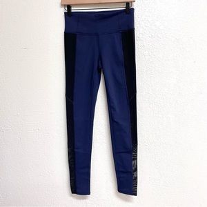 Athleta Mesh Tux Chaturanga Leggings